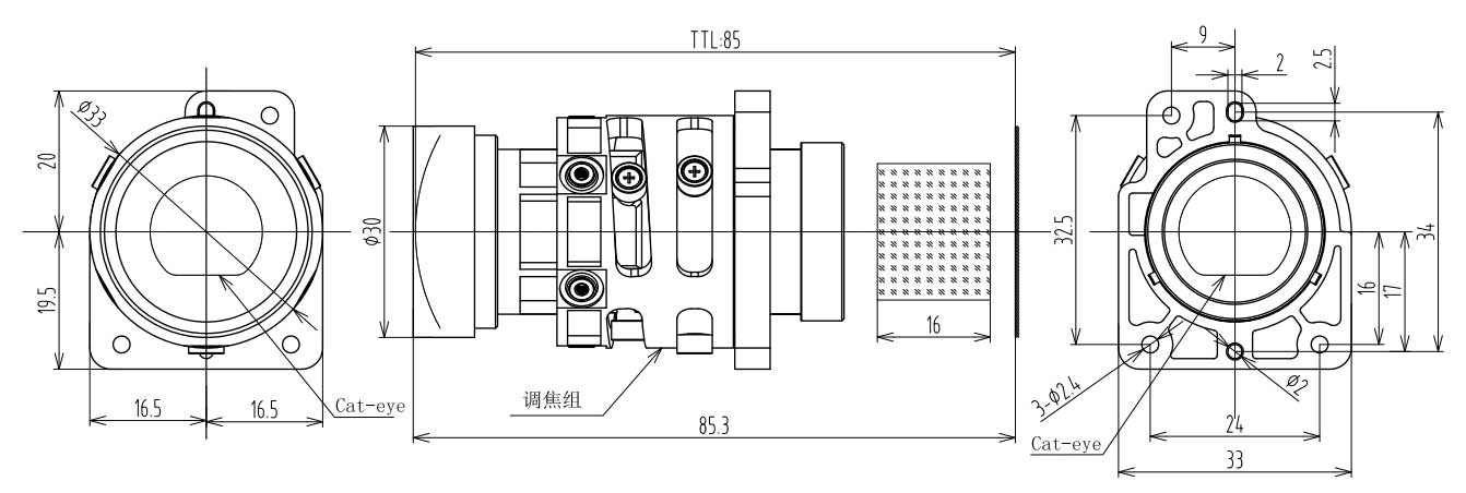 projection lens drawings